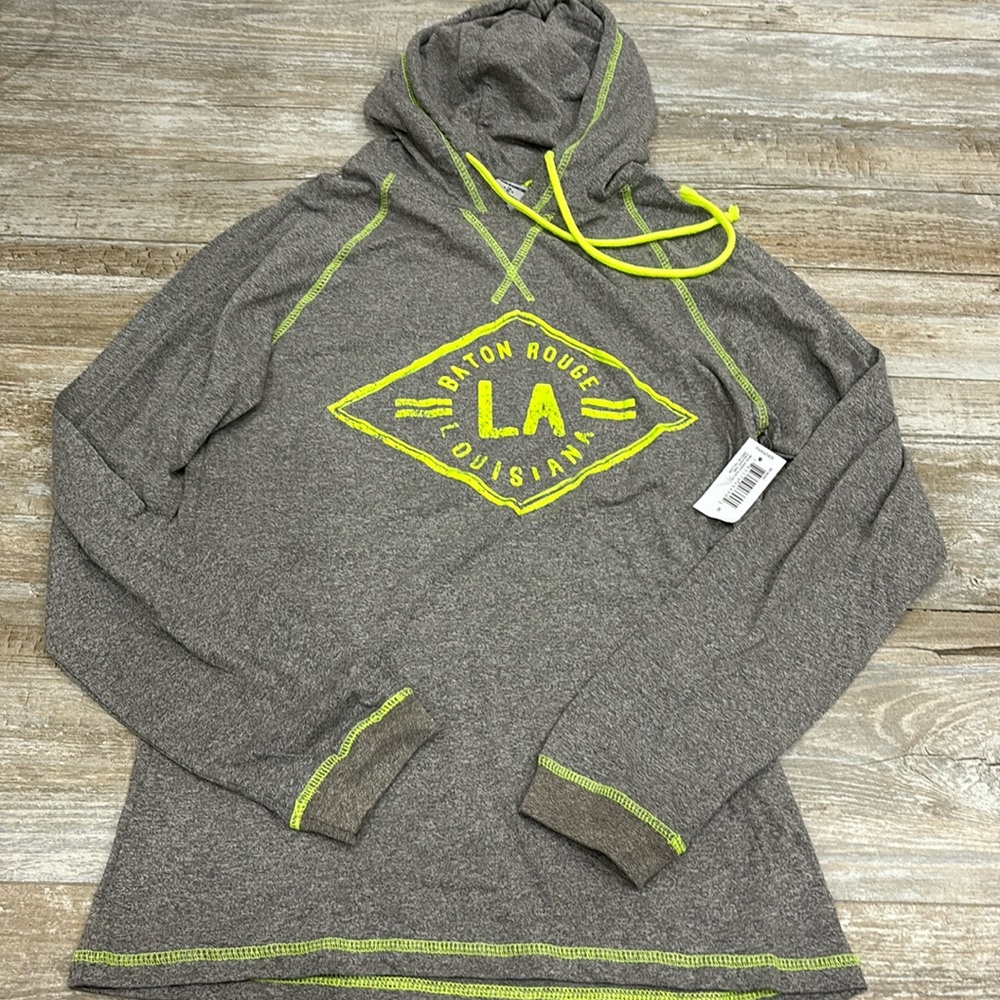 New with tags gray hoodie with neon green Baton Rouge LA